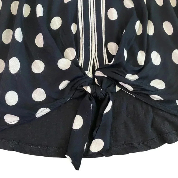 Anthropologie Akemi + Kin Sherburne Polka Dot Shirt Blouse Top Size XS Women's - Picture 3 of 7